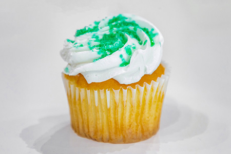 Green Sprinkles Cupcake