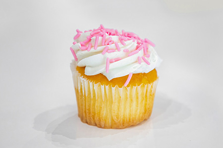 Pink Sprinkles Cupcake